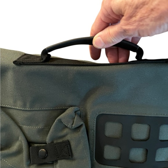 Under Armour X Dwayne Johnson Black and Olive Backpack - Picture 10 of 16